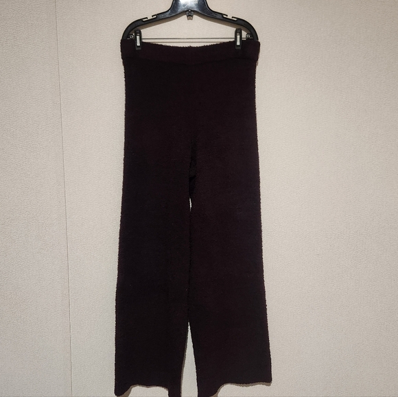Victorias Secret Wide Leg Sherpa Pants Womens Large - Picture 2 of 6